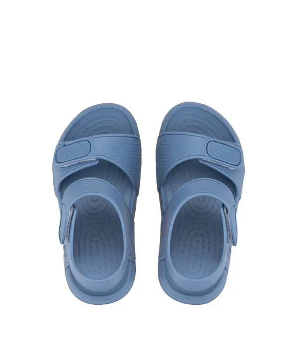 Baby Boy Two Strap Blue Jelly Sandals 2 Image