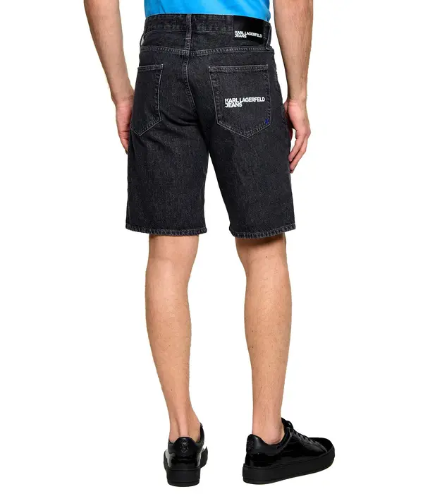 Regular Fit Logo Denim Shorts 2 Image