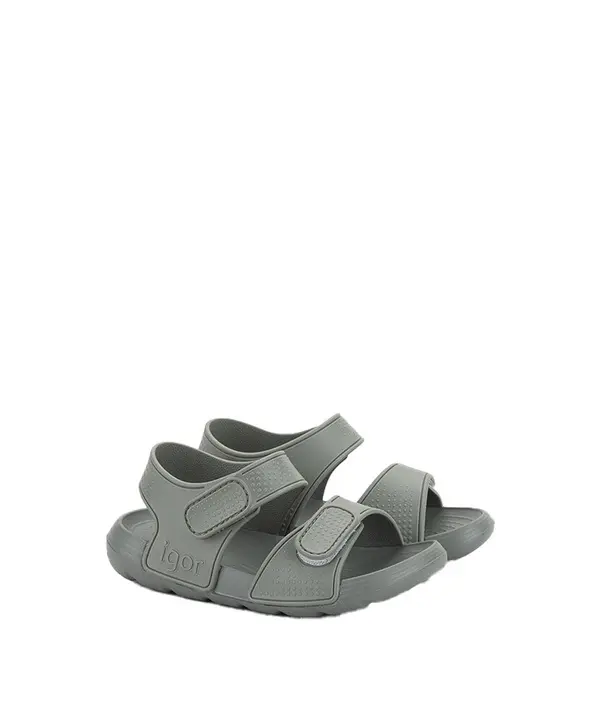 Kids Baby Boy Two Strap Green Jelly Sandals 3 Image