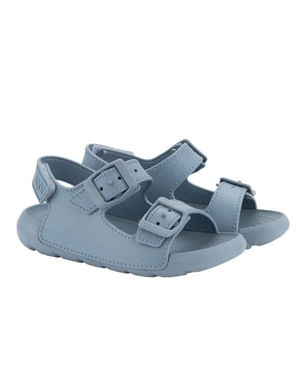 Kids Boys Blue Jelly Sandals with Adjustable Straps 1 Image