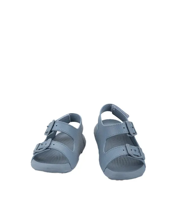 Kids Boys Blue Jelly Sandals with Adjustable Straps 2 Image