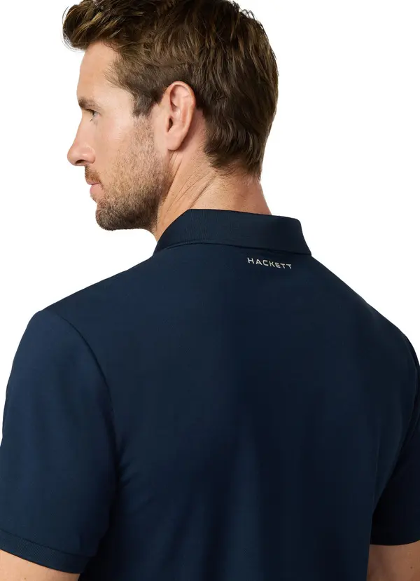 Classic Fit Short Sleeve Branded Polo 3 Image