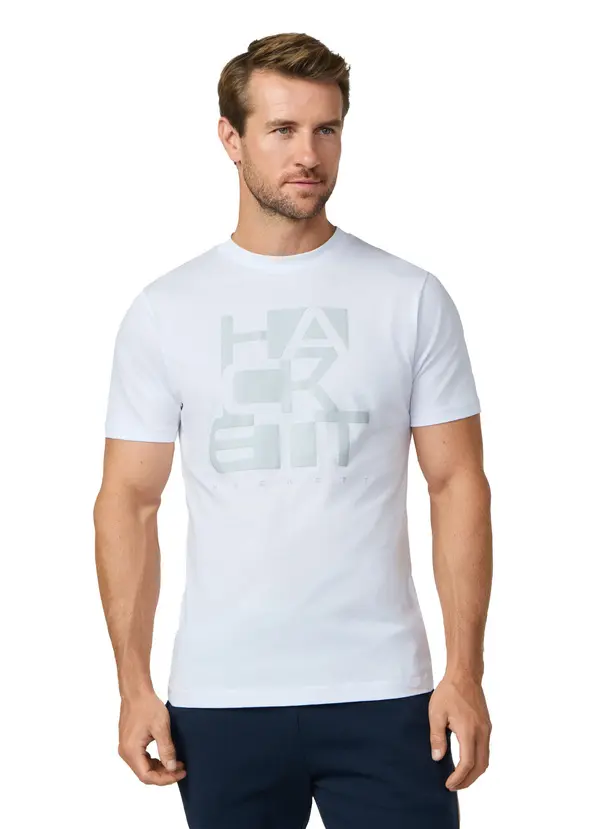 Classic Fit Branded Block Graphic T-Shirt 2 Image
