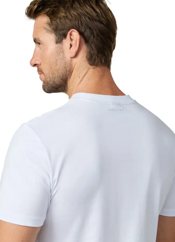 Classic Fit Branded Block Graphic T-Shirt 3 Image