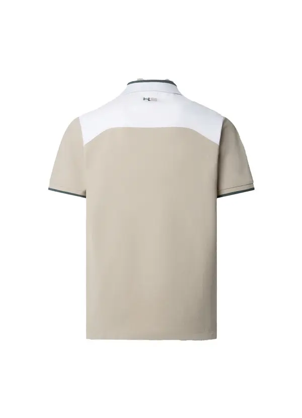 Classic Fit Short Sleeve Colour Block Polo 1 Image
