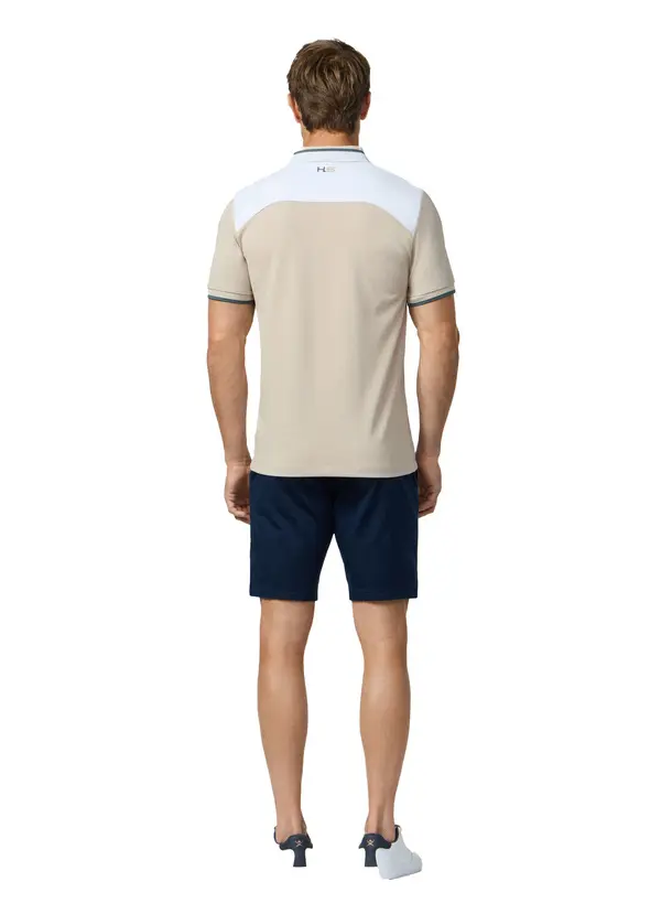 Classic Fit Short Sleeve Colour Block Polo 3 Image