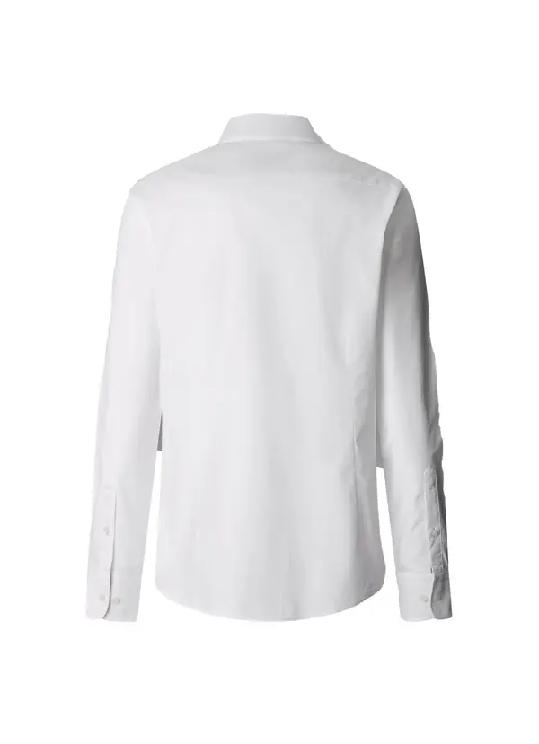 Tailored Fit White Oxford Multi-Trim Shirt 1 Image