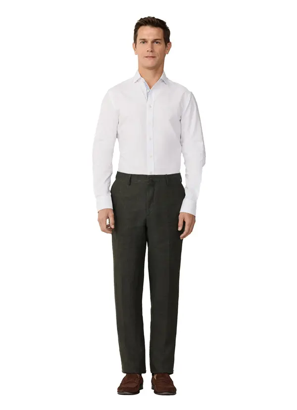 Tailored Fit White Oxford Multi-Trim Shirt 3 Image