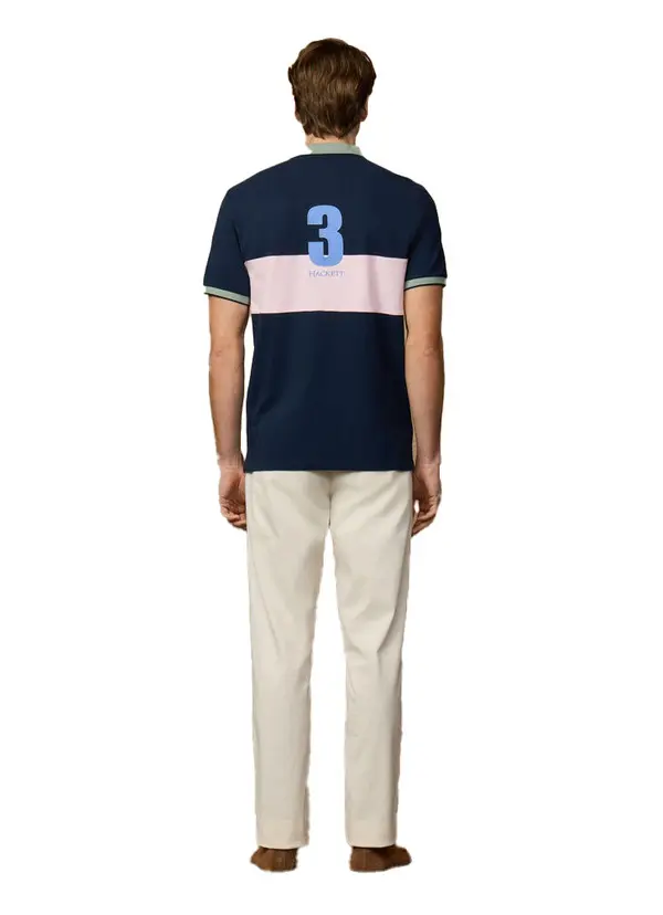 Classic Fit Short Sleeve Back Panel Polo 2 Image