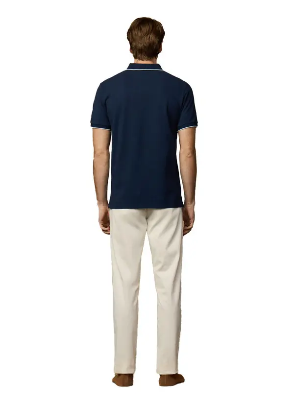 Classic Fit Short Sleeve Tipped Polo 3 Image