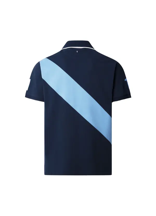 Classic Fit Short Sleeve Back Sash Polo 1 Image