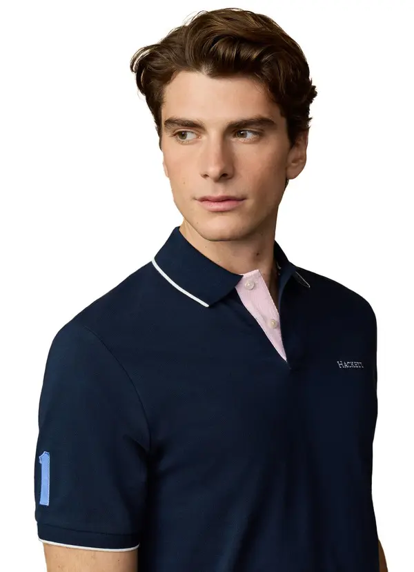 Classic Fit Short Sleeve Back Sash Polo 3 Image
