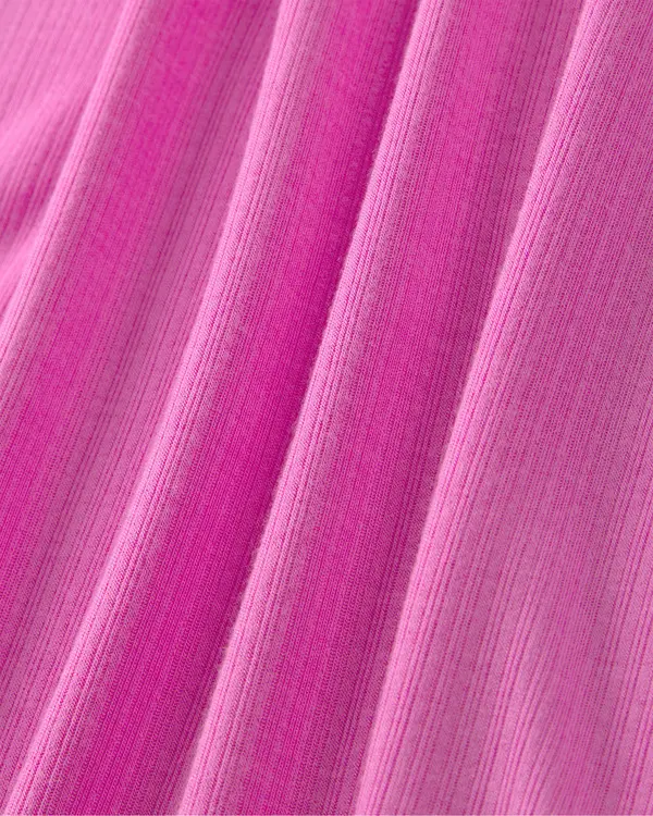 Kids Baby Girl PurelySoft Flutter-Sleeve Top & Short Set - Pink 2 Image