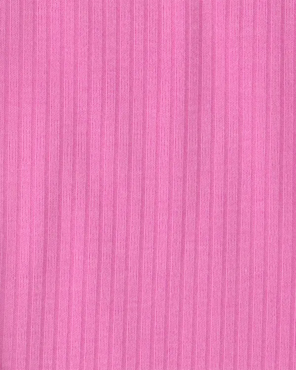 Kids Baby Girl 2-Pack Flamingo PurelySoft Sleeveless Romper Set - Pink&Ivory 1 Image