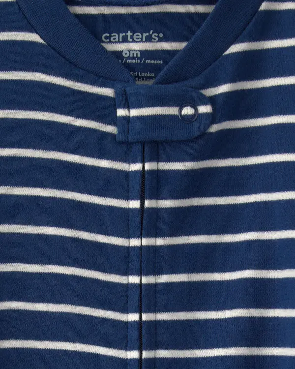 Kids Baby Boy 2-Pack Boat Sleep & Play Pajamas - Blue 3 Image