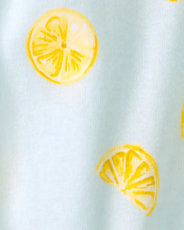 Kids Baby Boy 2-Pack Lemon Sleep & Play Pajamas - Yellow&Blue 3 Image