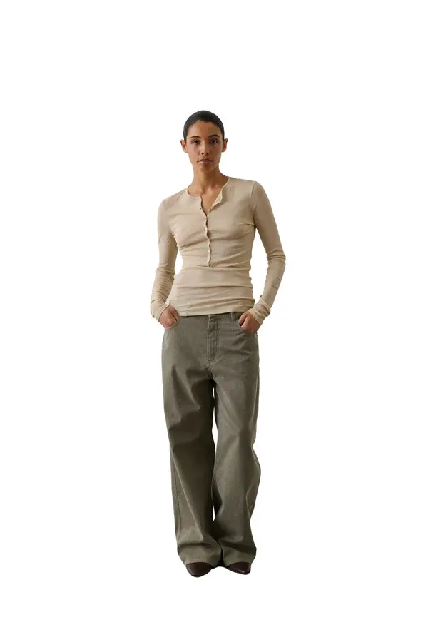 Oversized Hunter Jeans Trousers In Japanese Canvas 1 Image