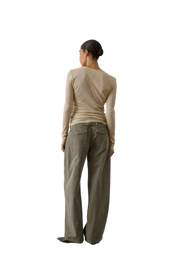 Oversized Hunter Jeans Trousers In Japanese Canvas 2 Image
