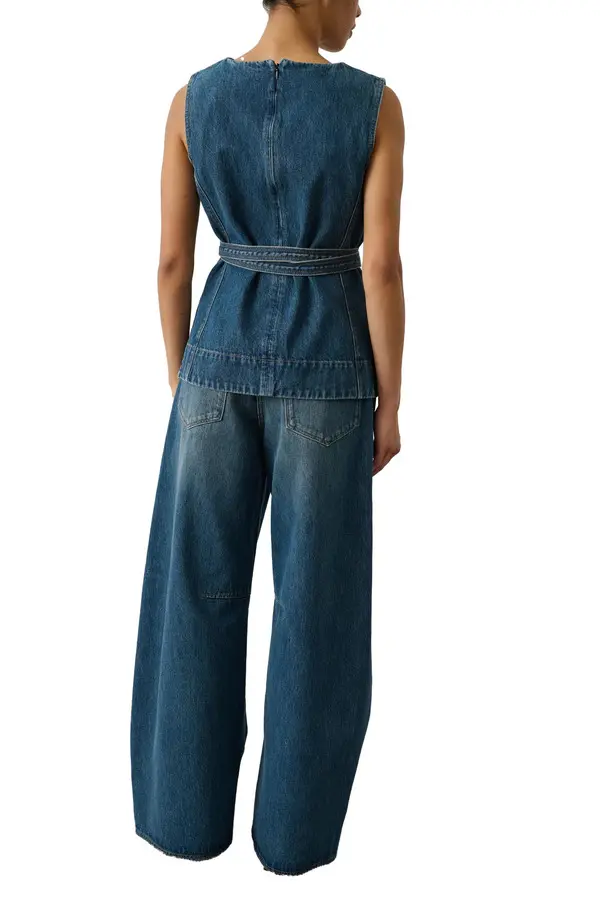 Fitted Chance Sleeveless Cotton Top  2 Image