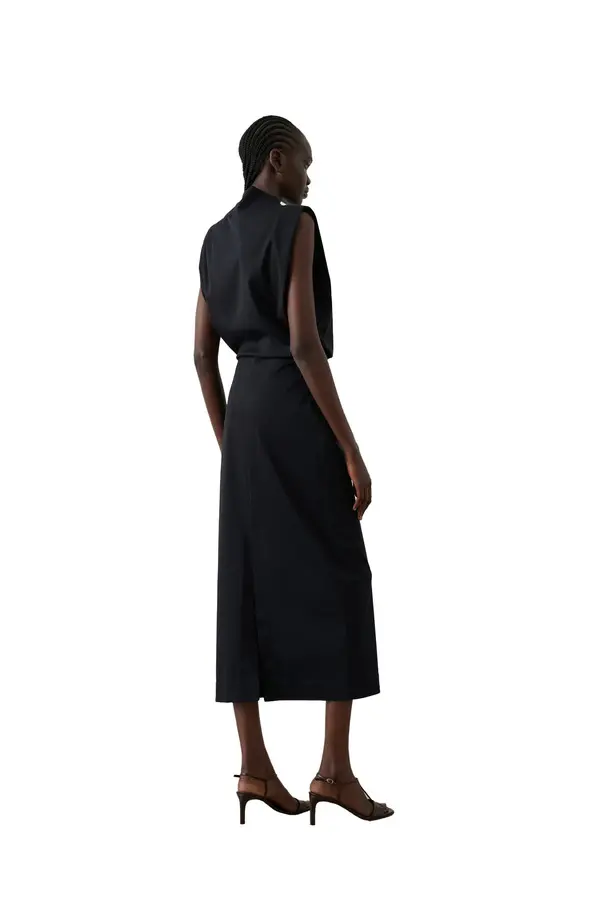 Gemma Draped Sleeveless Dress 2 Image