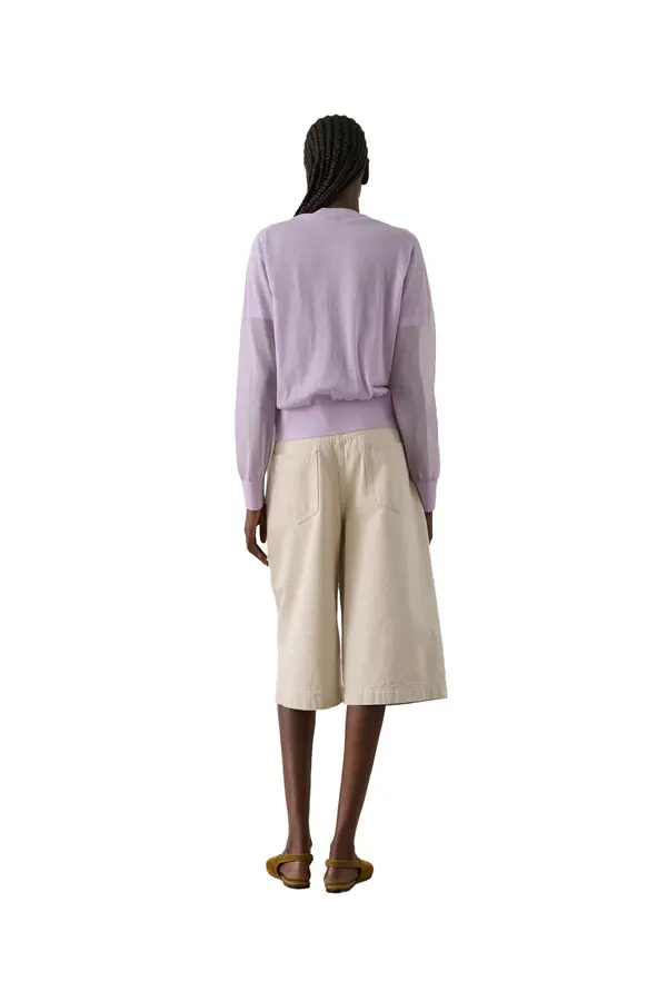 Bermuda Francis Oversized Organic Waffle Cotton Shorts  2 Image