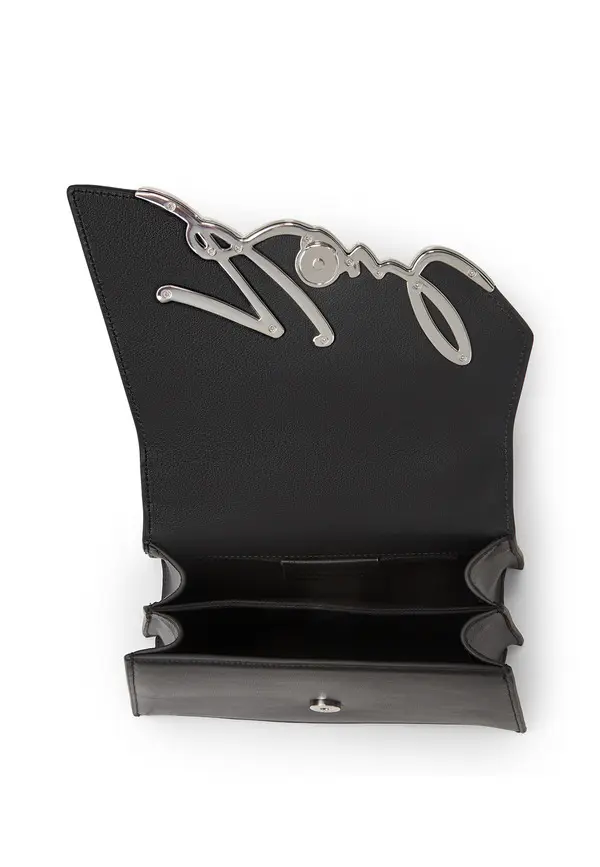 K/Signature Medium Leather Crossbody Bag  2 Image