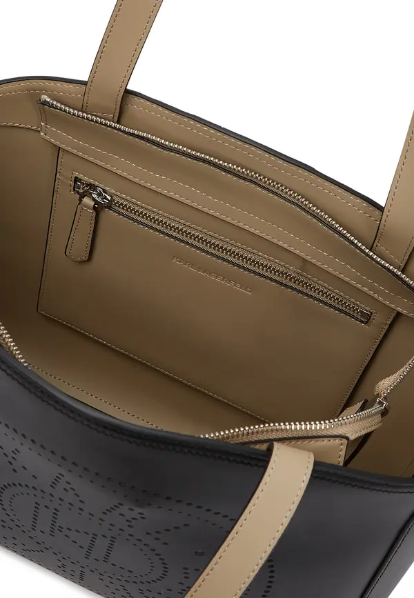 K/Circle Medium Leather Tote Bag 2 Image