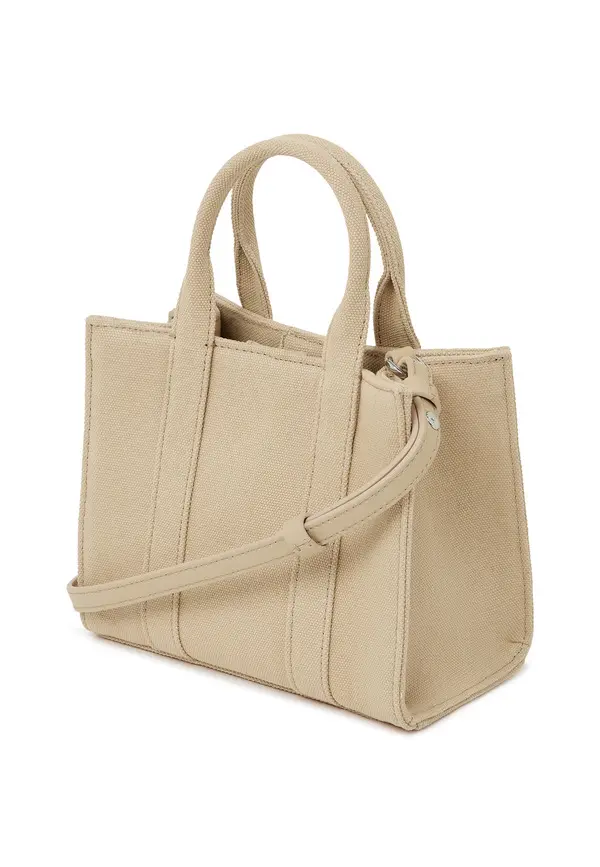 Rue St-Guillaume Motif Mini Woven Tote Bag 1 Image