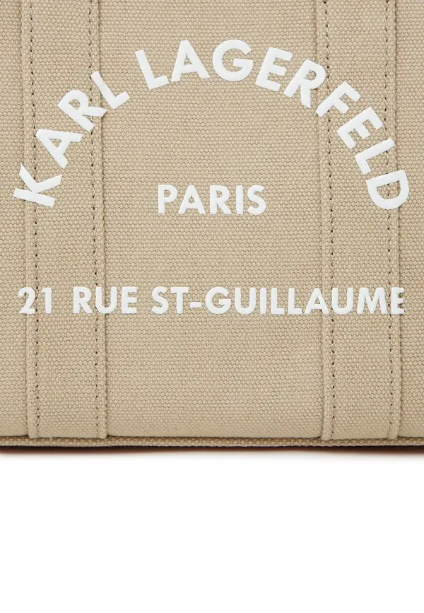 Rue St-Guillaume Motif Mini Woven Tote Bag 2 Image