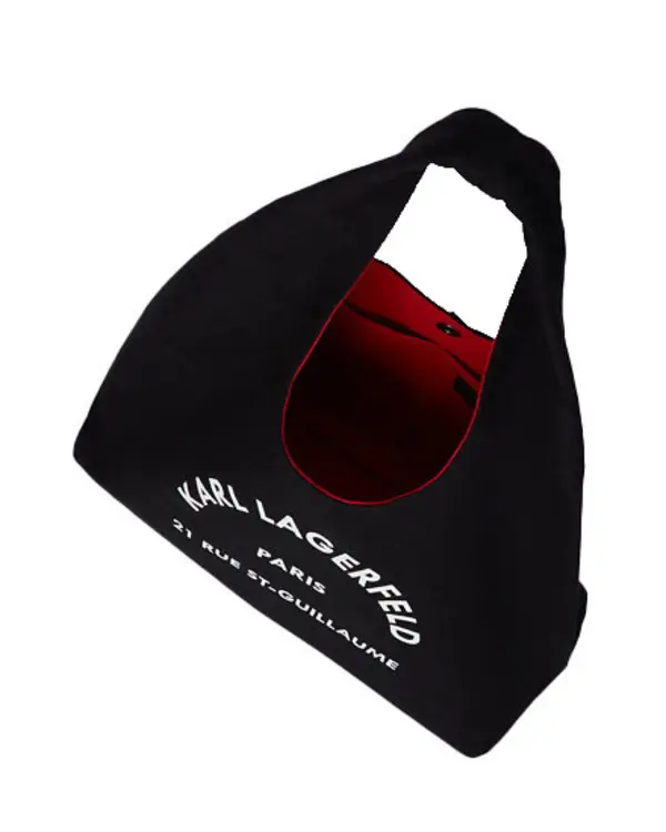 Rue St-Guillaume Canvas Hobo Shoulder Bag 2 Image