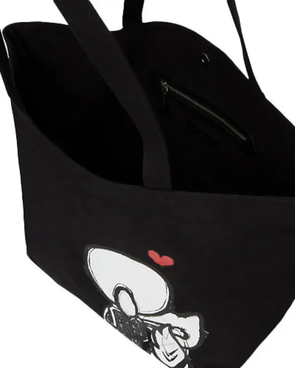 Ikon Hearts Cotton Shopper Bag 1 Image