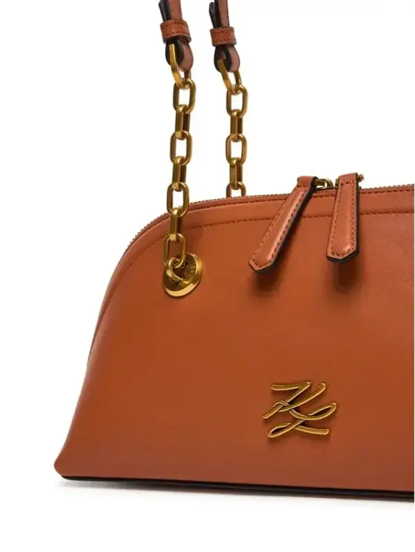 K/Autograph Small Soft Leather Bowling Shoulder Bag 1 Image