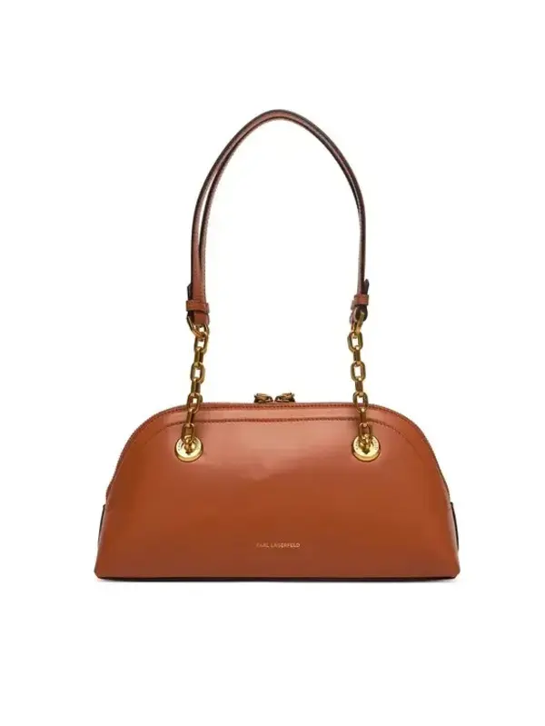 K/Autograph Small Soft Leather Bowling Shoulder Bag 2 Image