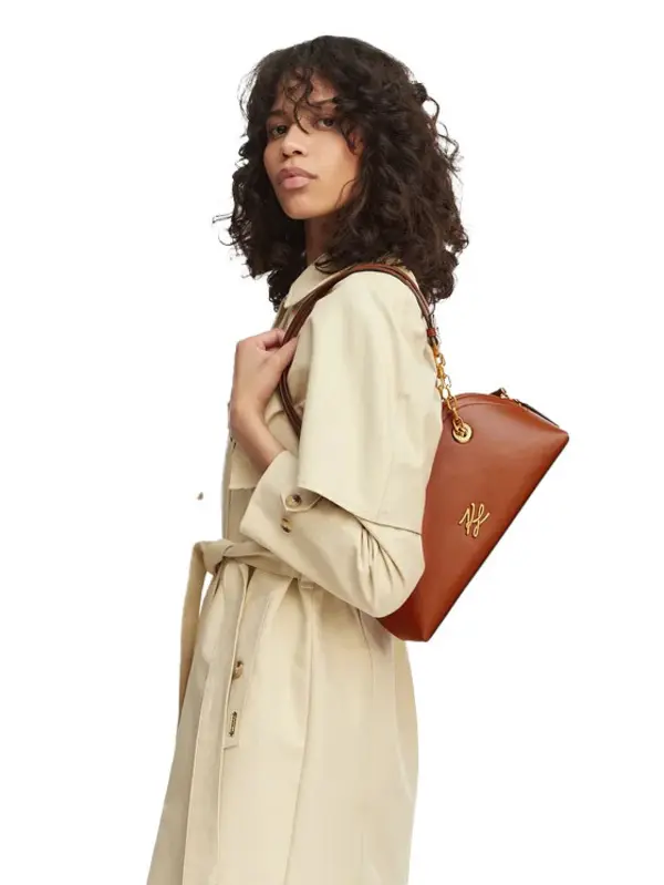 K/Autograph Small Soft Leather Bowling Shoulder Bag 3 Image