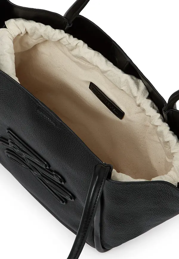 K/Autograph Patch Medium Pebbled Leather Tote Bag 2 Image