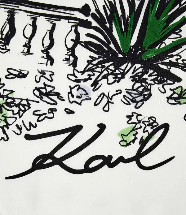 K/Signature Scarf with Villa de Vigie Motif 1 Image