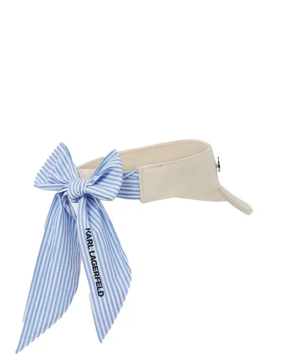 "Vacances de Karl" Illustrated Silk Scarf 1 Image