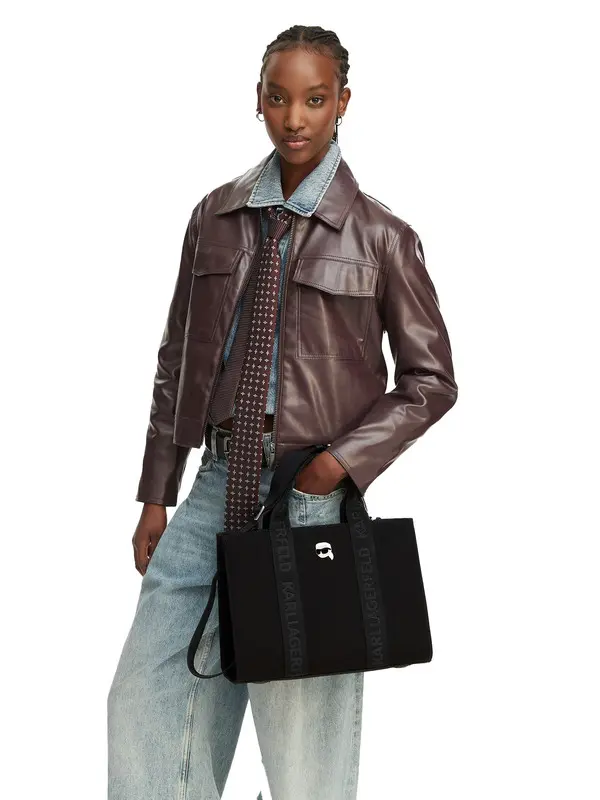 Icon Square Tote Bag with Pin 1 Image