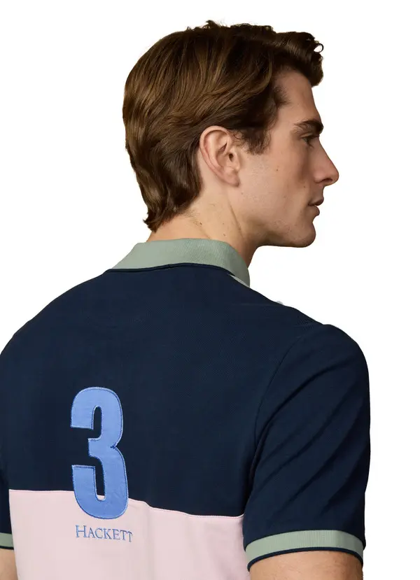 Classic Fit Short Sleeve Back Panel Polo 2 Image