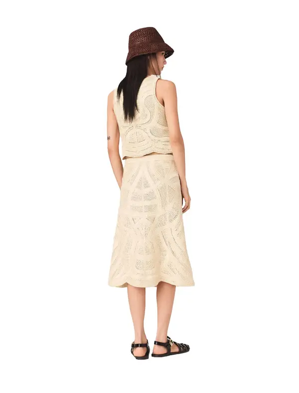 Short Flared Tweed Dress 2 Image