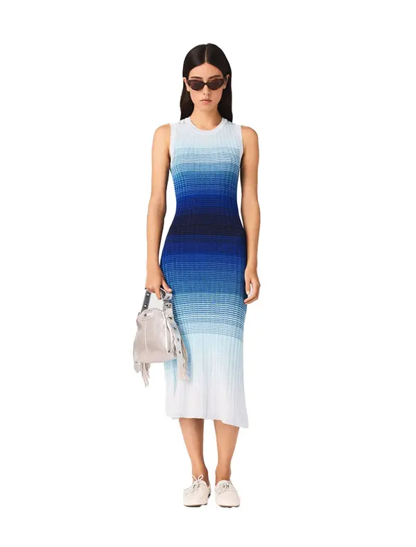 Ombré Knit Maxi Dress 1 Image
