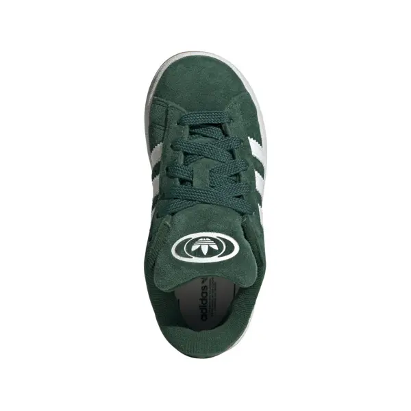 Kids Boys Green Campus 00s Elastic Lace Sneakers 3 Image