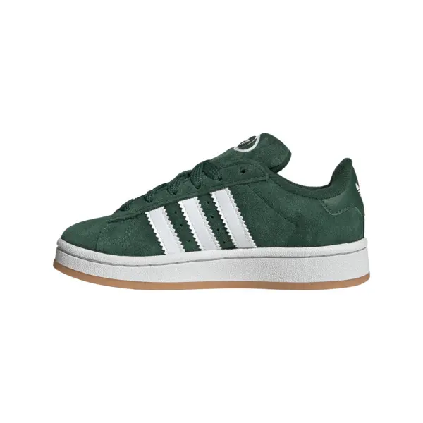 Kids Boys Green Campus 00s Elastic Lace Sneakers 5 Image