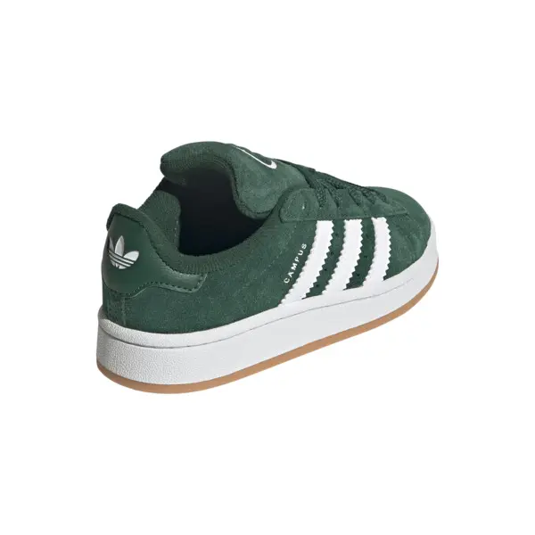 Kids Boys Green Campus 00s Elastic Lace Sneakers 7 Image