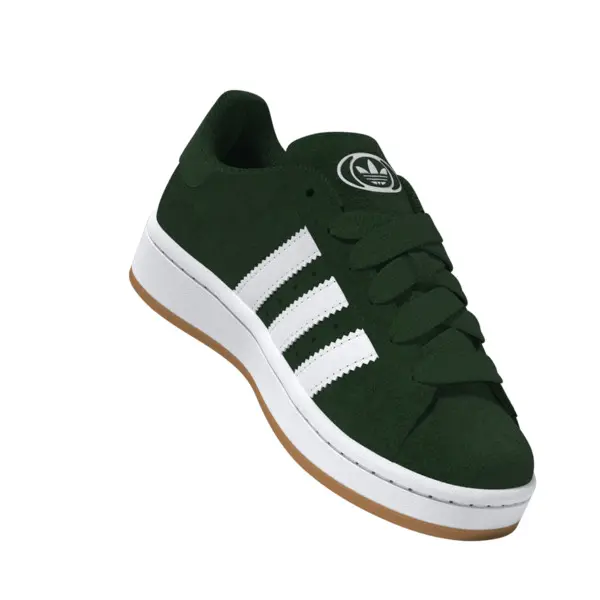 Kids Boys Green Campus 00s Elastic Lace Sneakers 13 Image