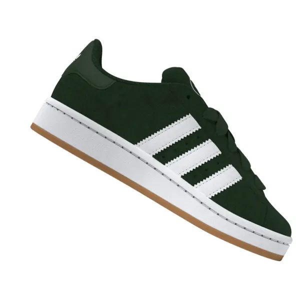 Kids Boys Green Campus 00s Elastic Lace Sneakers 14 Image