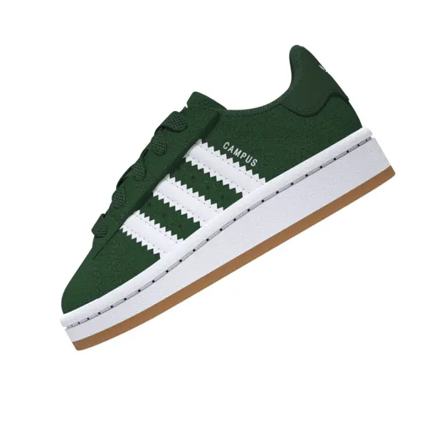 Baby Boy Dark Green Campus 00s Elastic Lace Sneakers 6 Image