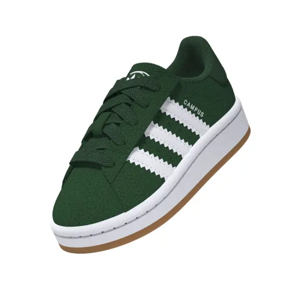 Baby Boy Dark Green Campus 00s Elastic Lace Sneakers 7 Image