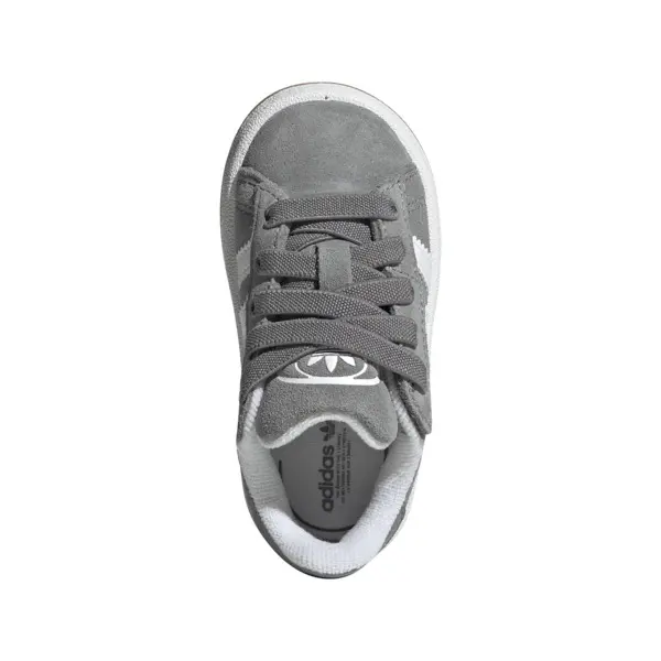 Baby Boy Grey Campus 00s Comfort Closure Elastic Lace Sneakers 2 Image
