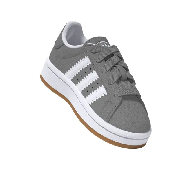 Baby Boy Grey Campus 00s Comfort Closure Elastic Lace Sneakers 12 Image